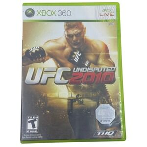 UFC Undisputed 2010 XBOX 360 Video Game Disc Case Complete